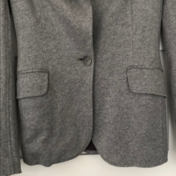 Aritzia Grey cotton Blazer - Picture 3 of 5